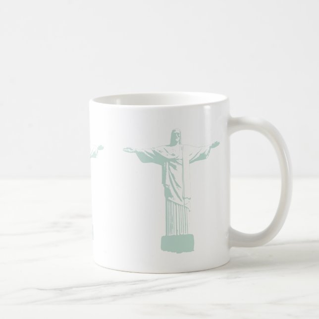 Kristus Rio de Janeiro Kaffemugg (Höger)
