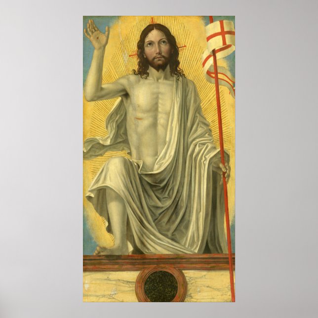 Kristus Risen - Bergognone Fine Art Poster (Framsidan)