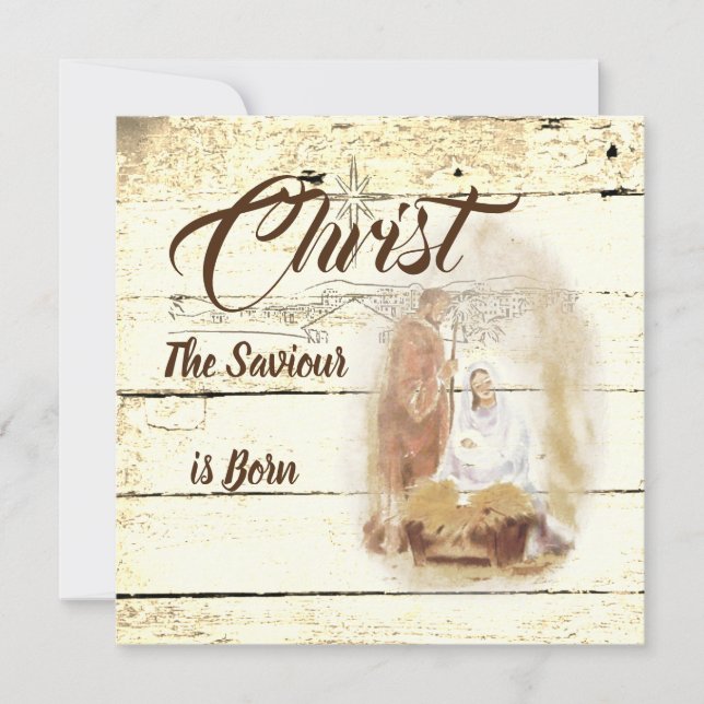 Kristus, Savior är född (Framsida)