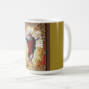 Kristus Savior på fastglaset Kaffemugg