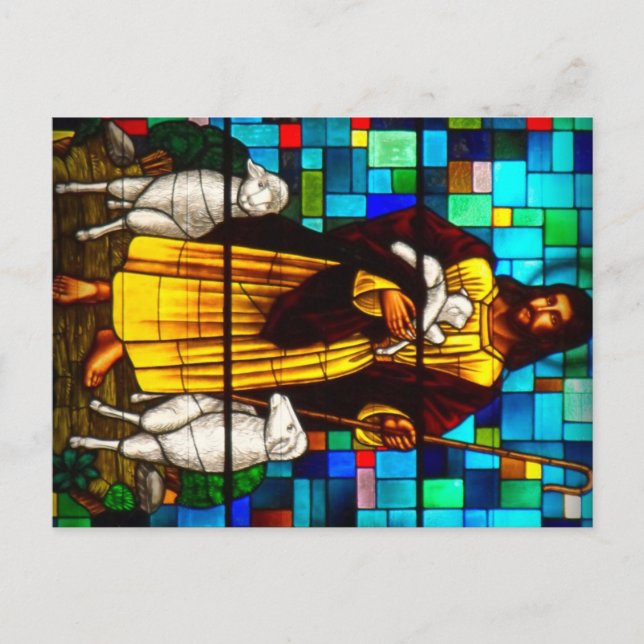 Kristus Shepherd Vykort (Framsida)