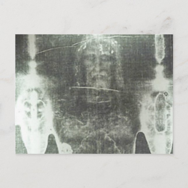 Kristus - Shroud of Turin Vykort (Framsida)