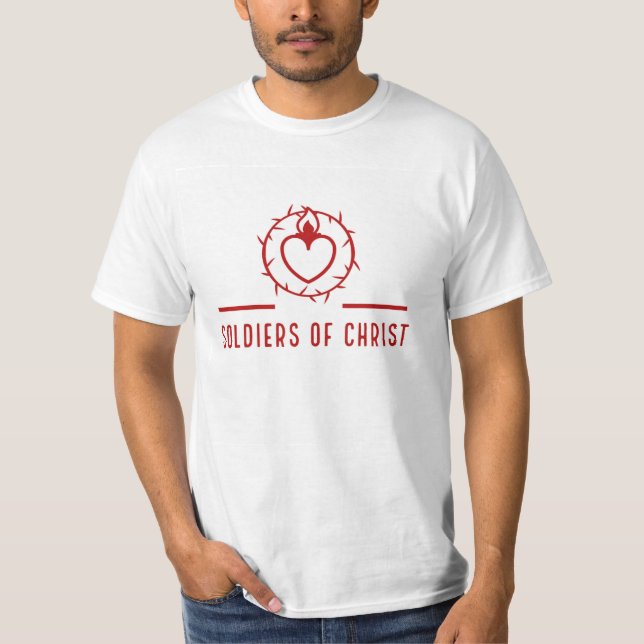 Kristus soldat t shirt (Framsida)