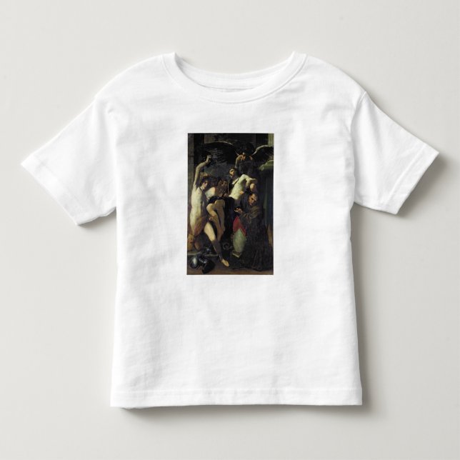 Kristus som älskas av änglar, St. Sebastian Tee Shirt (Framsida)