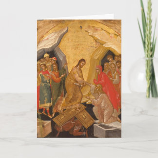 Kristus som är anständig in i Hades Helgkort