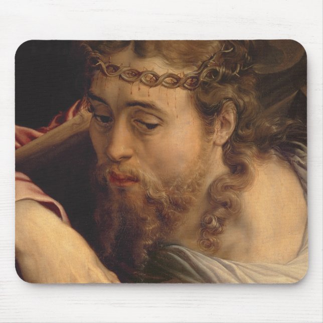 Kristus som bär kor, 1540-45 (olja på panel) musmatta (Framsidan)