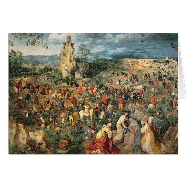 Kristus som bär kor, 1564 hälsningskort (Framsidan Horizontal)