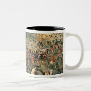 Kristus som bär kor, 1564 Två-Tonad mugg