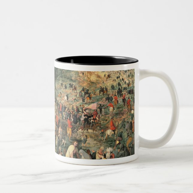 Kristus som bär kor, 1564 Två-Tonad mugg (Höger)