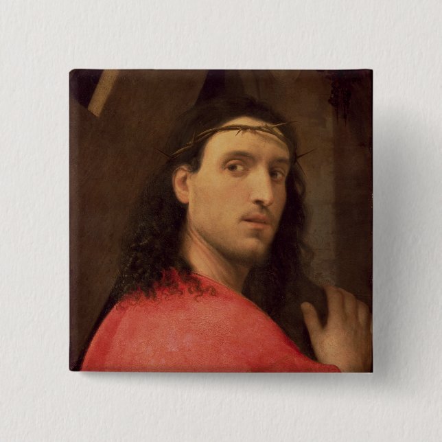 Kristus som bär kor, c.1515 knapp (Framsida)