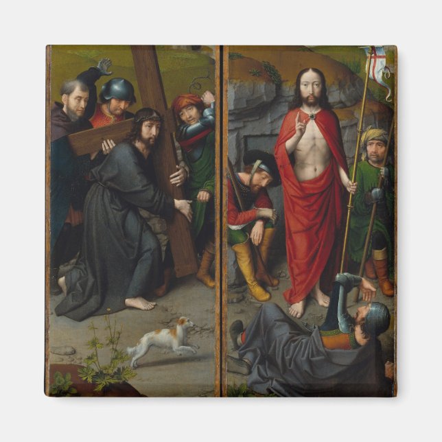 Kristus som bär Kor Magnet (Framsidan)