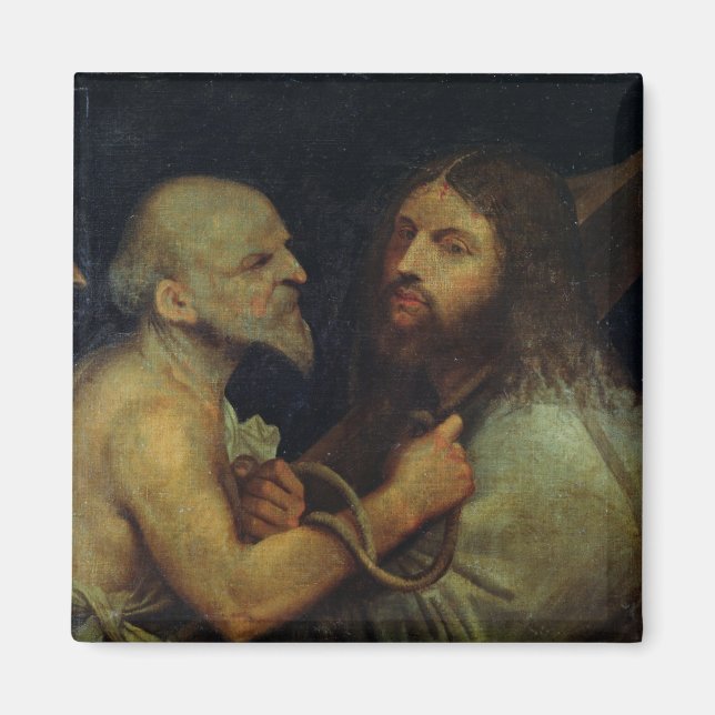 Kristus som bär Kor Magnet (Framsidan)