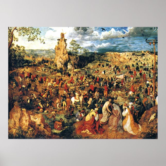 Kristus som bär Kor Pieter Bruegel den äldre Poster (Framsidan)