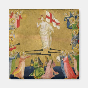 Kristus som glorifieras i domstolen av himmel, magnet