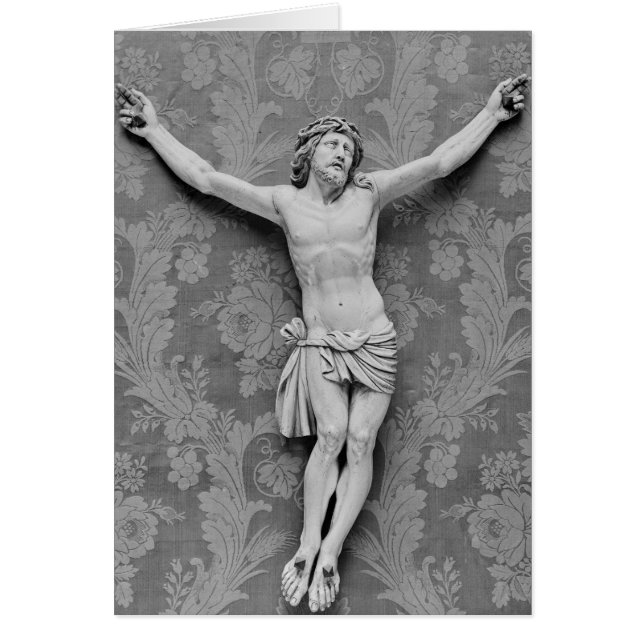 Kristus som korsfästas, av Michelangelo Buonarroti Hälsningskort (Framsidan)