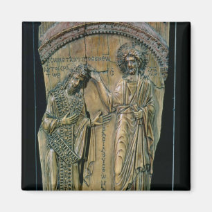 Kristus som krönar kejsaren Constantine VII Magnet