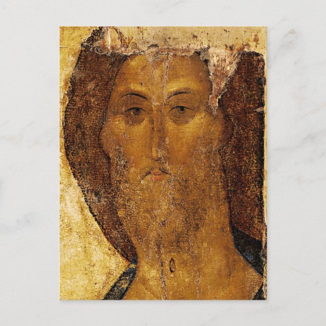 Kristus som Savior av Andrei Rublev Vykort (Framsida)
