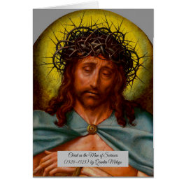 Kristus som Sorrows man Hälsningskort