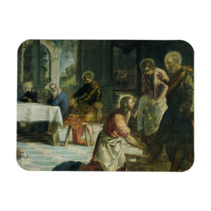 Kristus som tvättar lärjunge fot, c.1547 magnet