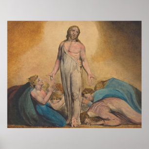Kristus som uppträder i Disciples efter rekursion Poster