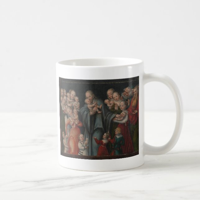 Kristus som välsignar barnen kaffemugg (Höger)