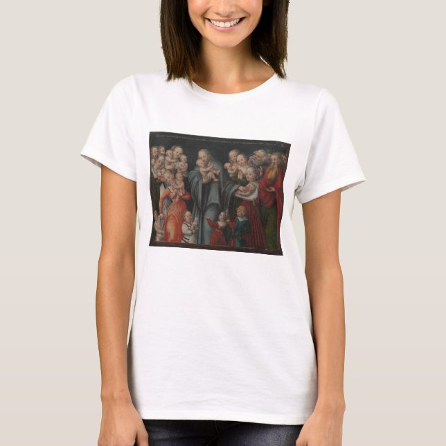 Kristus som välsignar barnen t-shirt (Framsida)