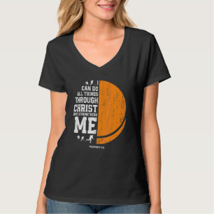 Kristus stärker mig i Religiösan Christian Ice Hoc T Shirt