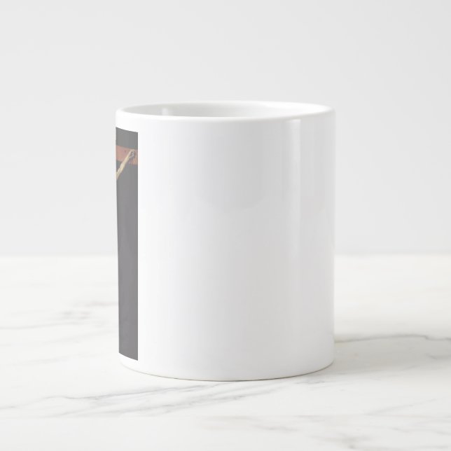 Kristus, styrd av Diego Velazquez Jumbo Mugg (Framsidan)