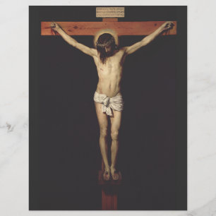 Kristus, styrd av Diego Velazquez Reklamblad