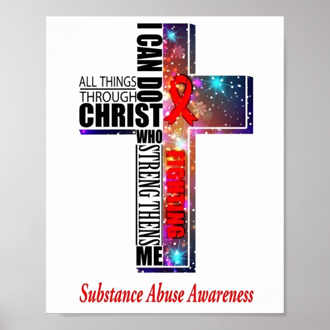 Kristus Substance Abuse Awareness Poster (Framsidan)