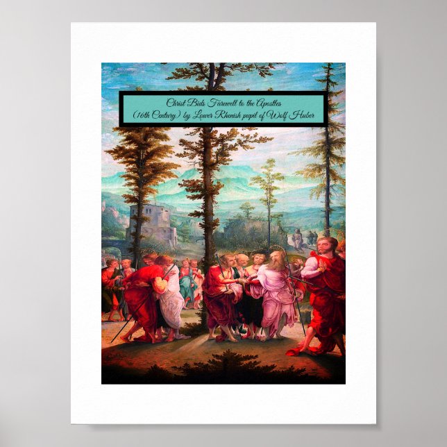 Kristus tar farväl  poster (Framsidan)