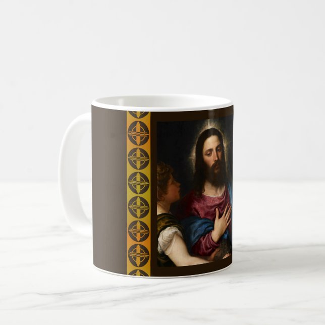 Kristus, titian kaffemugg (Framsida vänster)