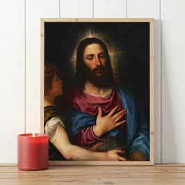Kristus, titian, Religiösan Poster