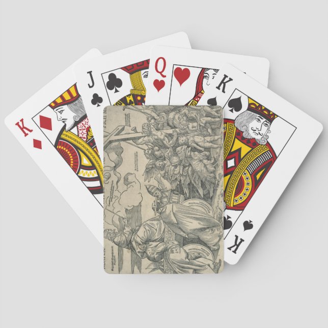 Kristus triumf (trägravering) casinokort (Baksidan)