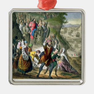 Kristus Triumphal tillträde in i Jerusalem, från Julgransprydnad Metall