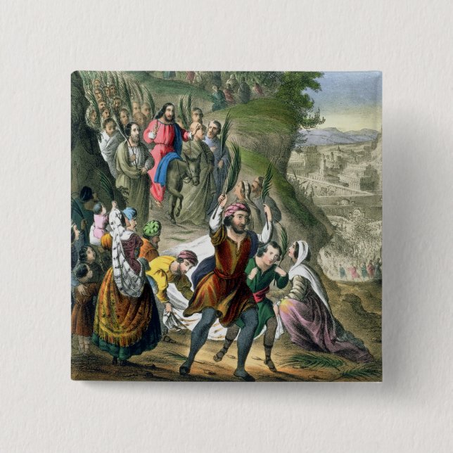 Kristus Triumphal tillträde in i Jerusalem, från Knapp (Framsida)
