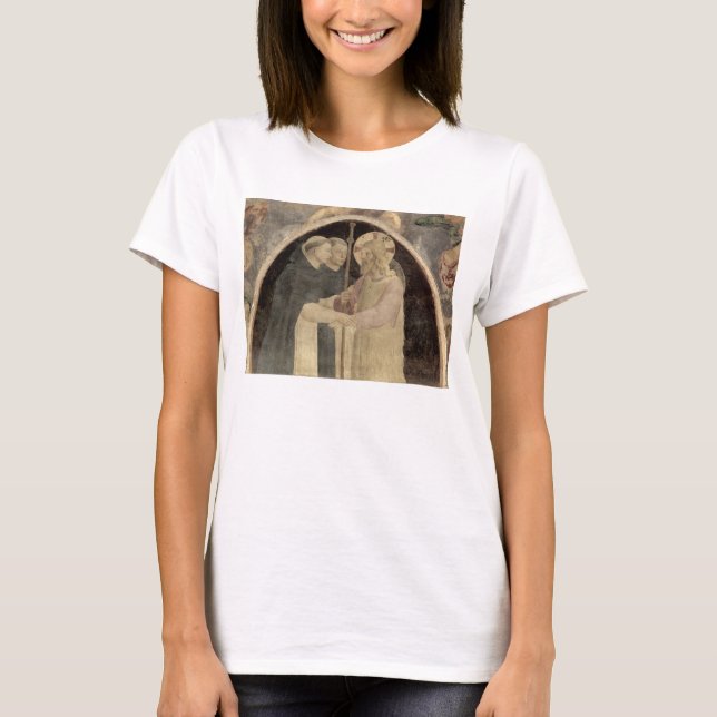 Kristus välkomnar två Dominikanska friars (fresco) Tee Shirt (Framsida)