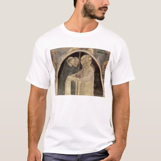 Kristus välkomnar två dominikanska Friars, Tee Shirt (Framsida)