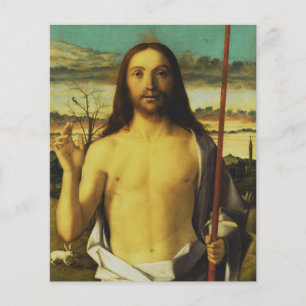 Kristus välsignar av Giovanni Bellini Flygblad