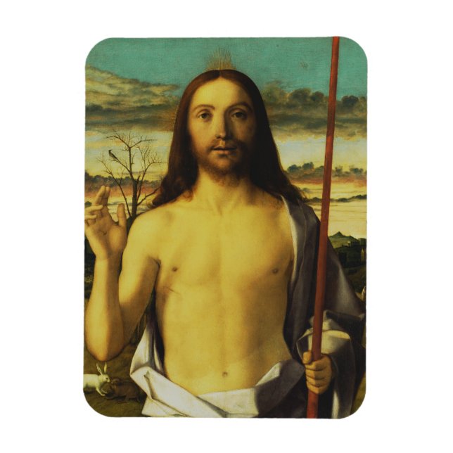 Kristus välsignar av Giovanni Bellini   Magnet (Vertikal)