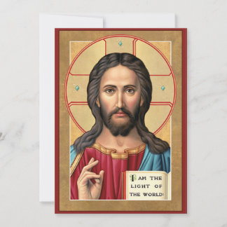 Kristus, världens ljus julkort