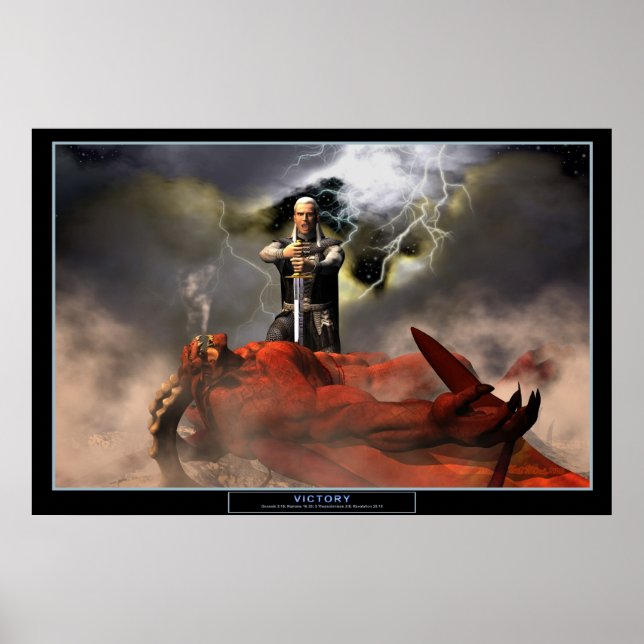 Kristus Victor Poster (Framsidan)