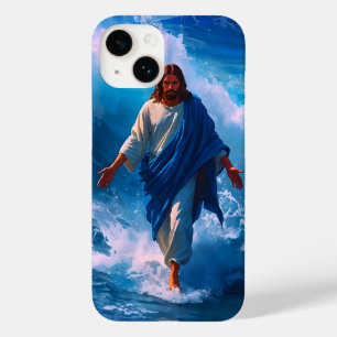 Kristus Walks på Vatten iphone case