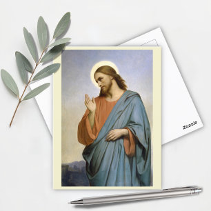 Kristus Weeping över Jerusalem av Ary Scheffer Vykort