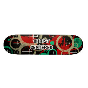 Kristuscentrerad Old School Skateboard Bräda 18 Cm