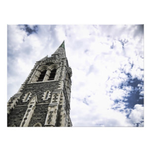 KristusChurch Cathedral, New Zealand Photo Fototryck