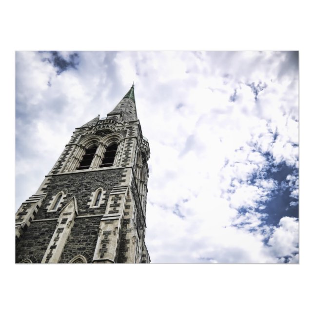 KristusChurch Cathedral, New Zealand Photo Fototryck (Framsidan)