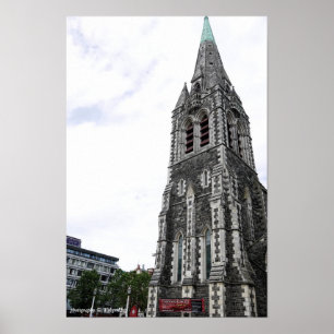 KristusChurch Cathedral, Nya Zeeland Poster
