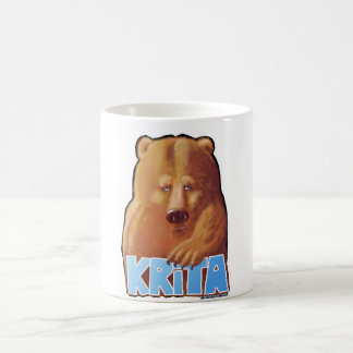 Krita björnmugg kaffemugg