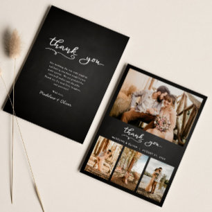 Krita Bröllop Multi Foto Tack Skript Kort